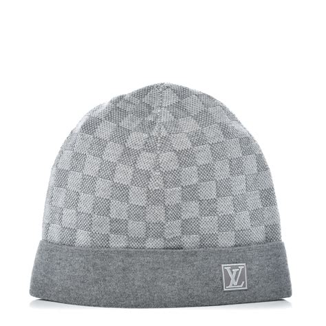 grey louis vuitton beanie.